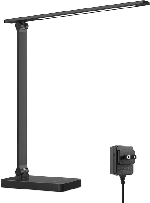 LED Metal Desk Lamp 5 Color Modes 5 Brightness Levels for Reading biymjk