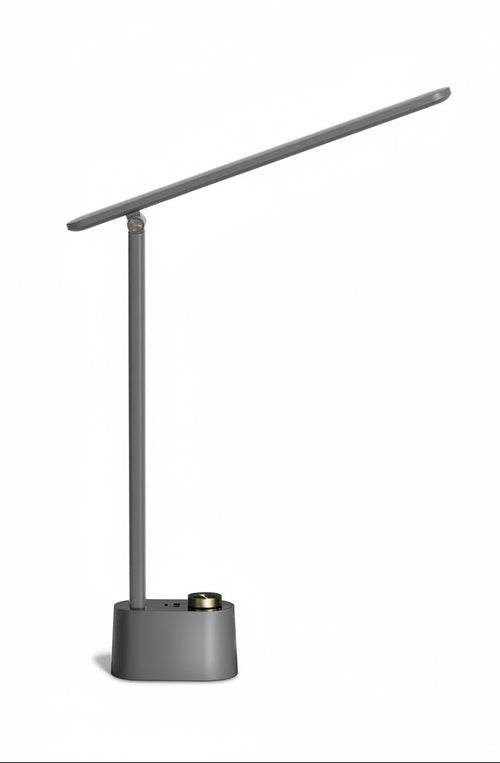 Dimmable LED Desk Lamp with USB Charging Ports Foldable Design biymjk