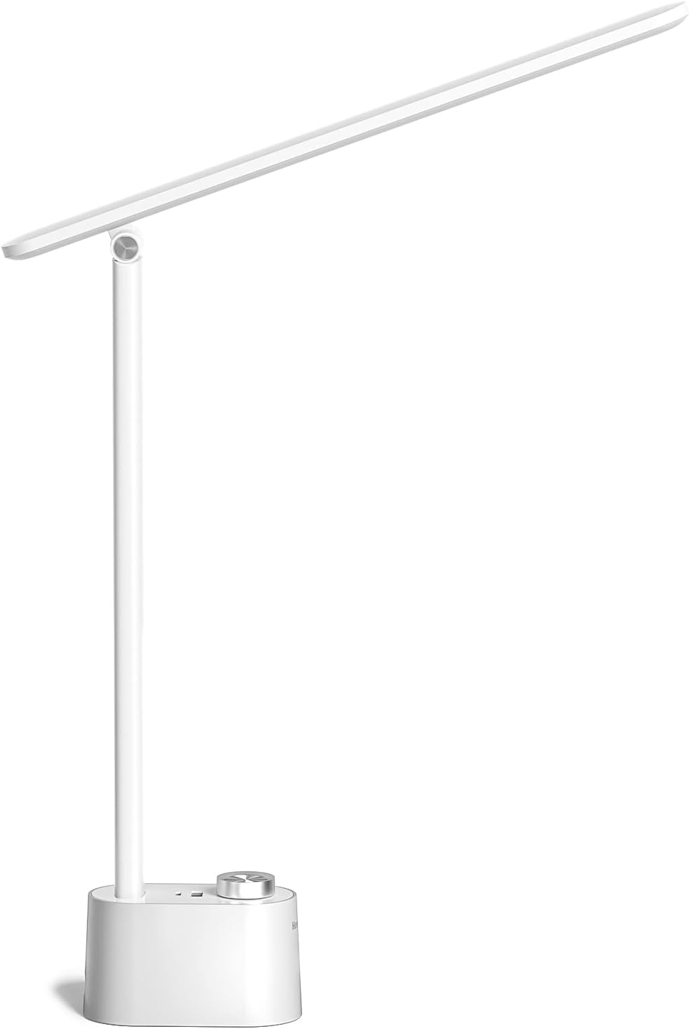 Dimmable LED Desk Lamp with USB Charging Ports Foldable Design biymjk