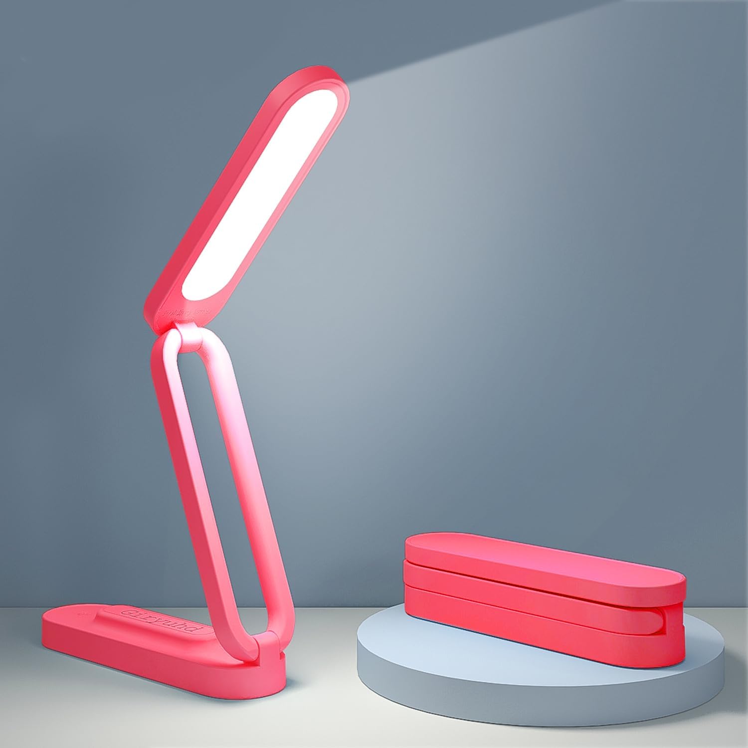 Rechargeable LED Desk Lamp Foldable Portable 3 Brightness Levels biymjk